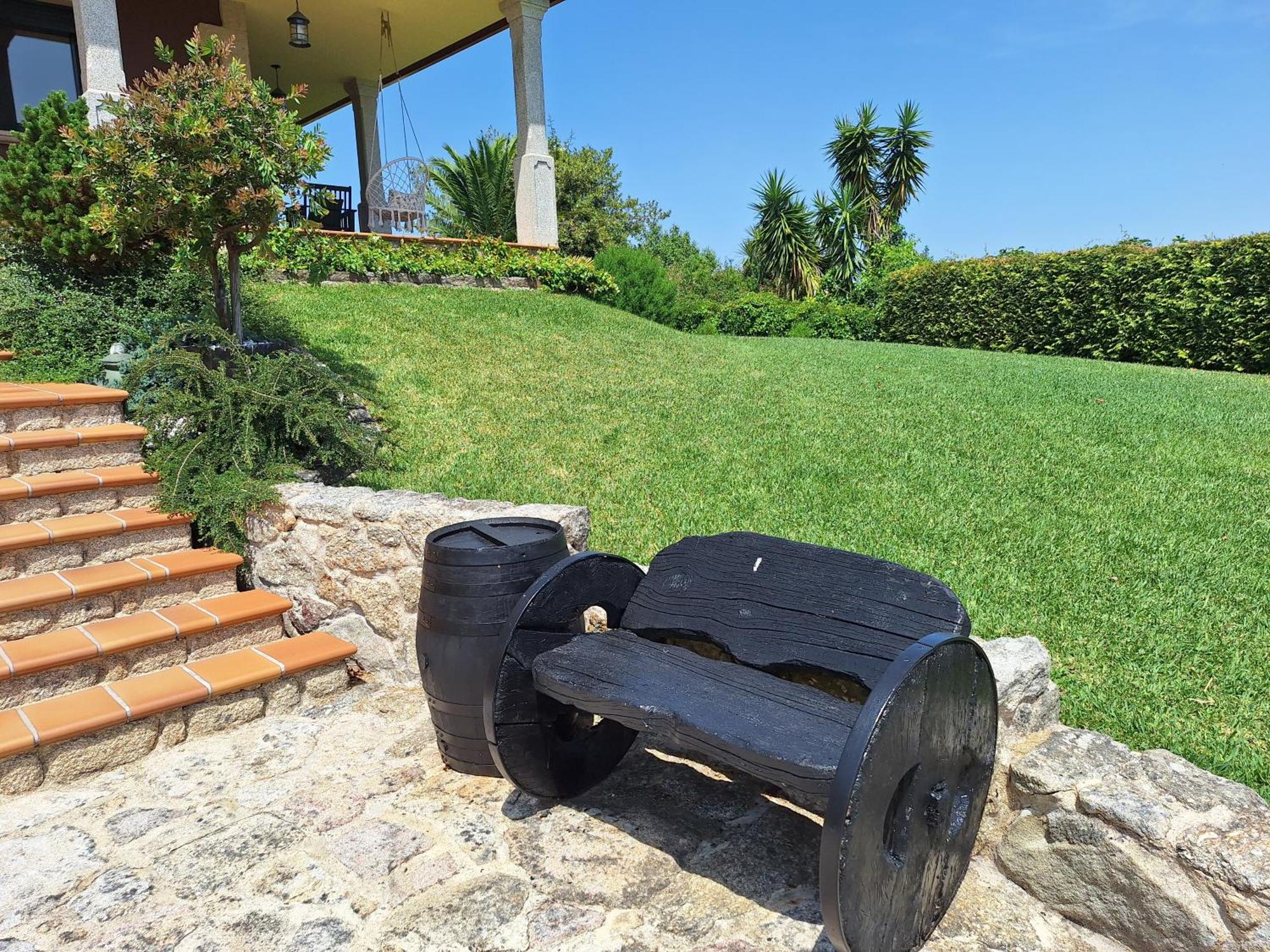 Chalet Rural 400 M Playa Piscina Barbacoa Chimenea Bueu Zewnętrze zdjęcie